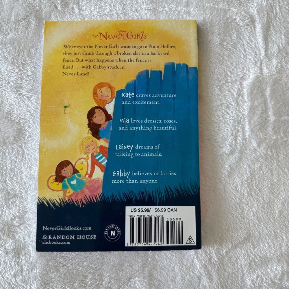 Disney Never Girls Book Lot Kiki Thorpe 1 2 3 4 9 Chapter Books‎ Paperback